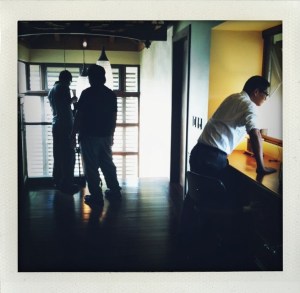 The crew & Jake shooting the Manosa house on the 1st day of shooting Green Living